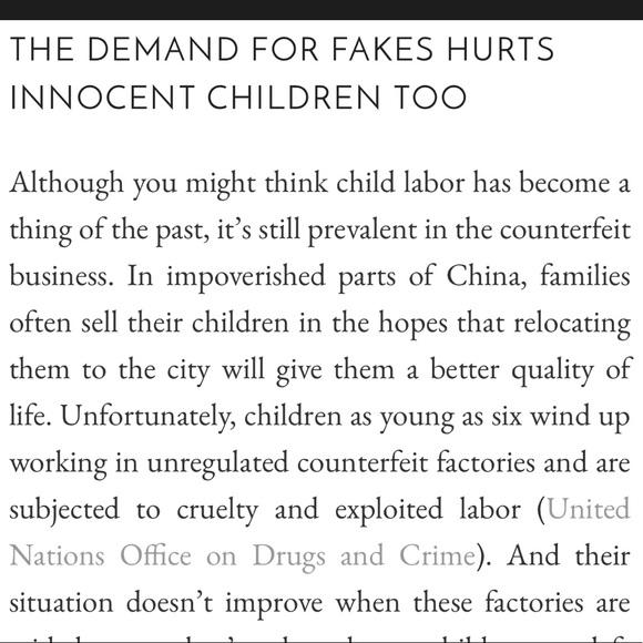 FAKE HANDBAGS HURT REAL PEOPLE - Picture 6 of 10